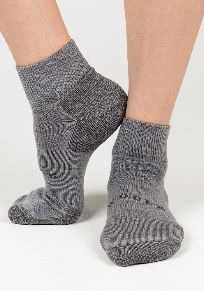 Womens Rambler Ankle Sock - Pebble