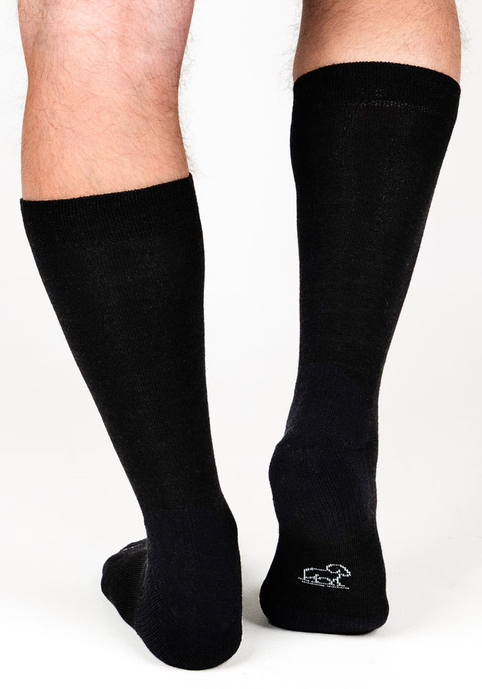 Mens Chandler Mid Calf Socks - Black