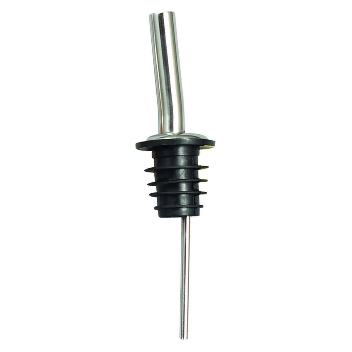 PPM-4J - Metal Pourers, Jet Spout, Black Plastic Stopper