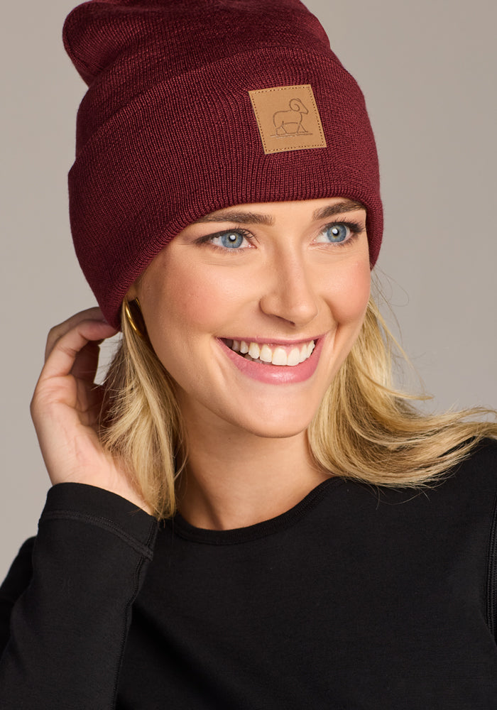 Baylor Beanie - Toasted Garnet