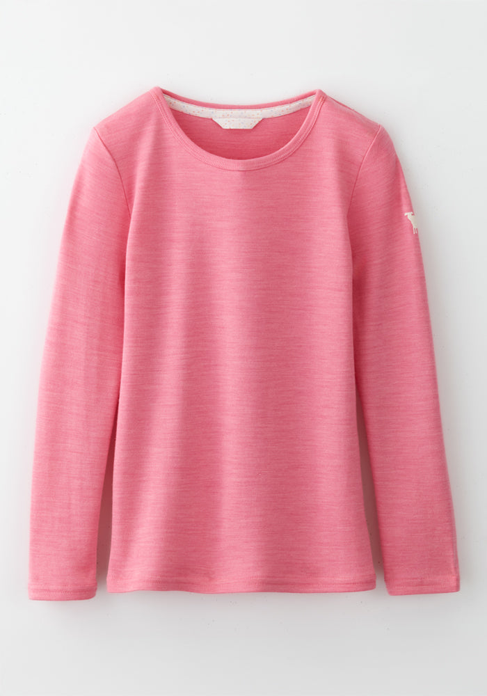 Kids Explorer Base Layer Top - Pinky Promise