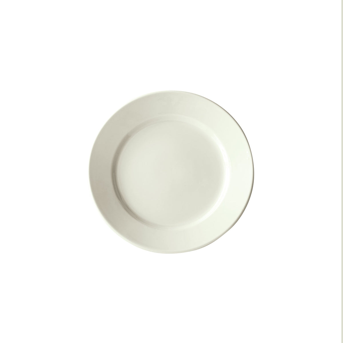 BPR-825RE-AW - Porcelain Rolled Edge Plate, Porcelain - American White (36 Pieces/Case)