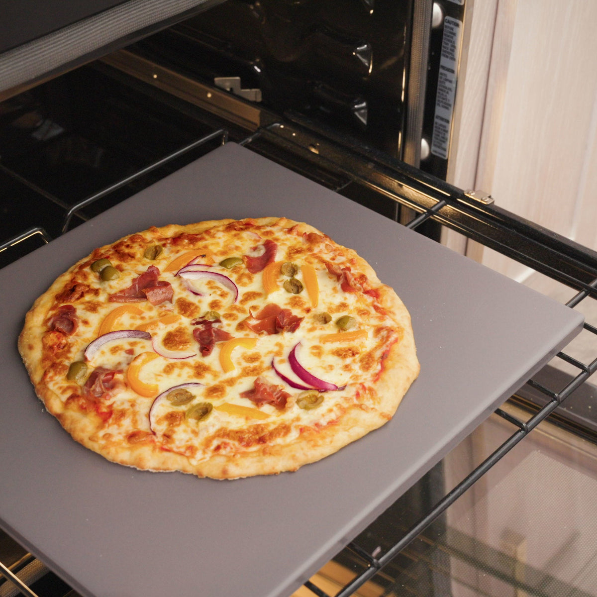 GPS1416-G - Old Stone Glazed Rectangle Pizza Stone, 14" x 16"