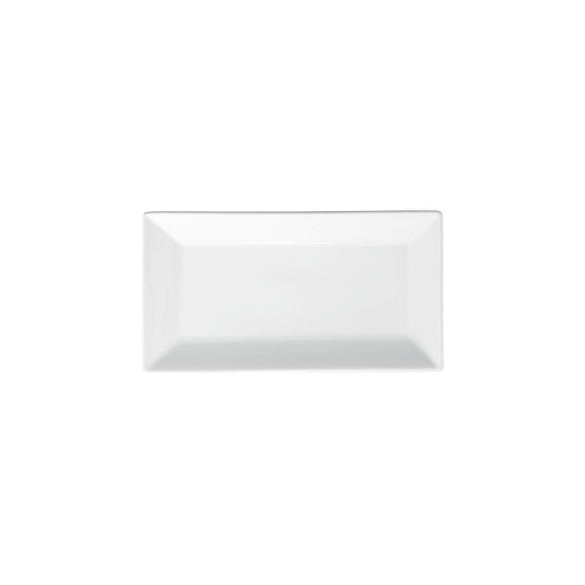 RPR-10 - Royalsquare Porcelain Rectangular Platter, 10"L x 5-1/2"W x 3/4"H - White (24 Pieces/Case)