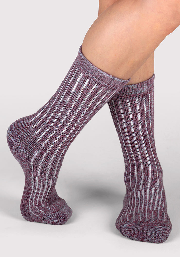 Womens Joey Crew Socks - Wildflower