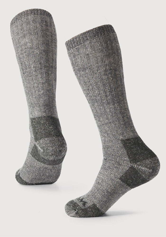 Womens Extreme Over The Calf Socks - Forest Dark Moss