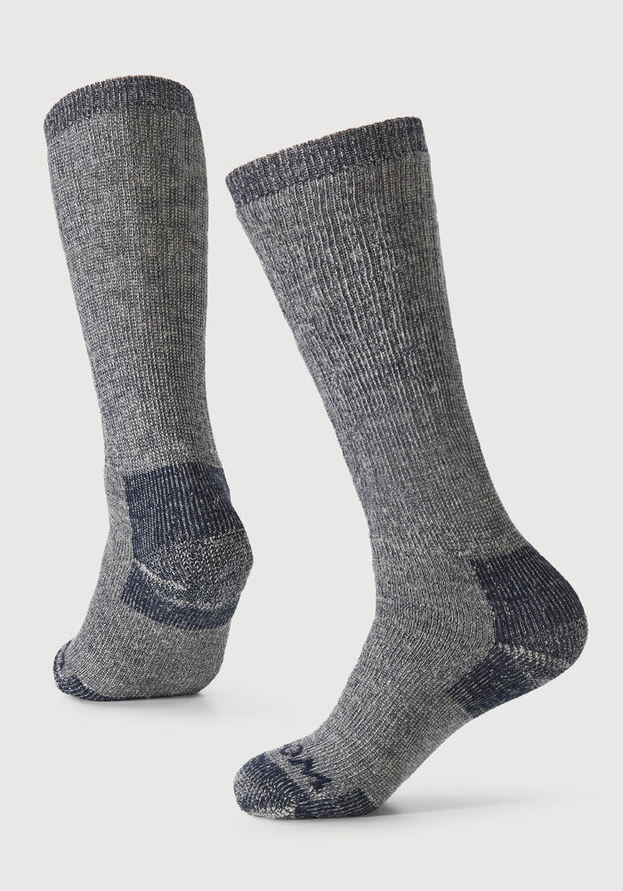 Womens Extreme Over The Calf Socks - Navy Carbon