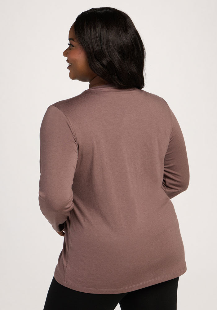 Millie Long Sleeve - Peppercorn