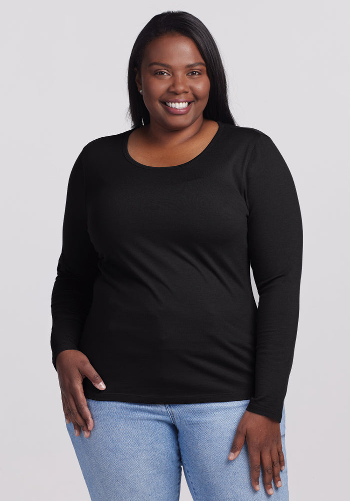 Remi Long Sleeve T-Shirt - Black