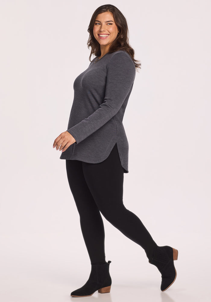 Blair Tunic - Cinder Melange