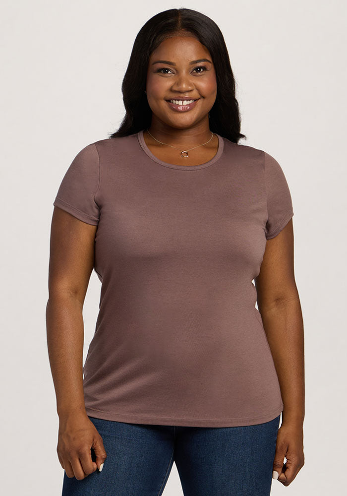 Addie Crew Neck - Peppercorn