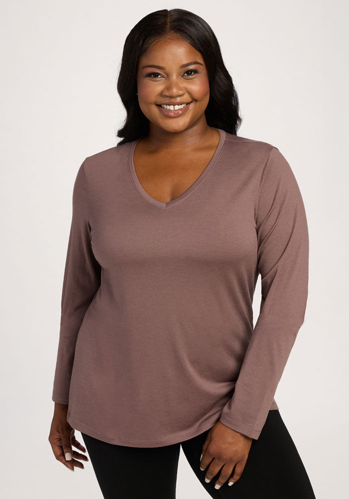 Millie Long Sleeve - Peppercorn