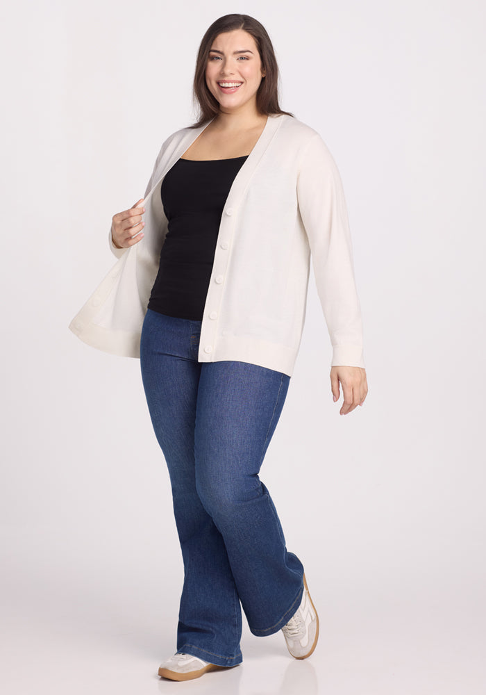 Gia Sweater - Dewdrop Pearl