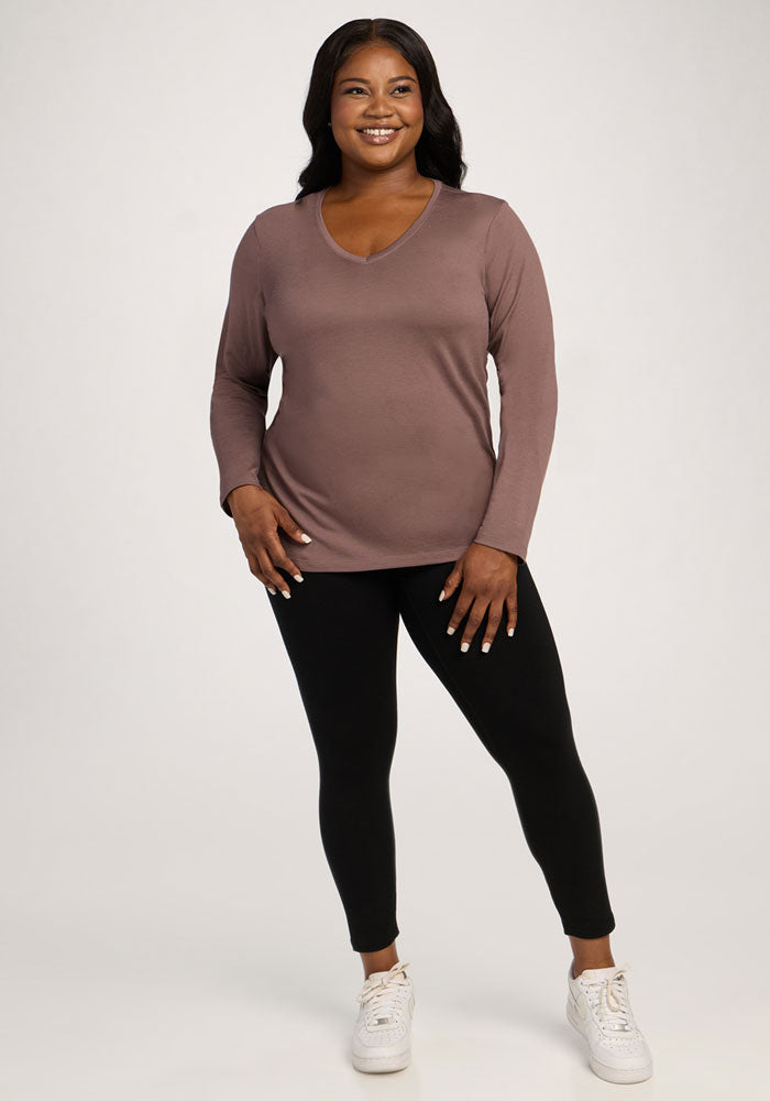 Millie Long Sleeve - Peppercorn
