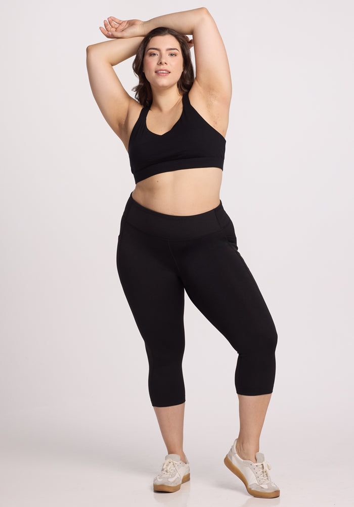 Merino Flex® McKenna Capris -Black