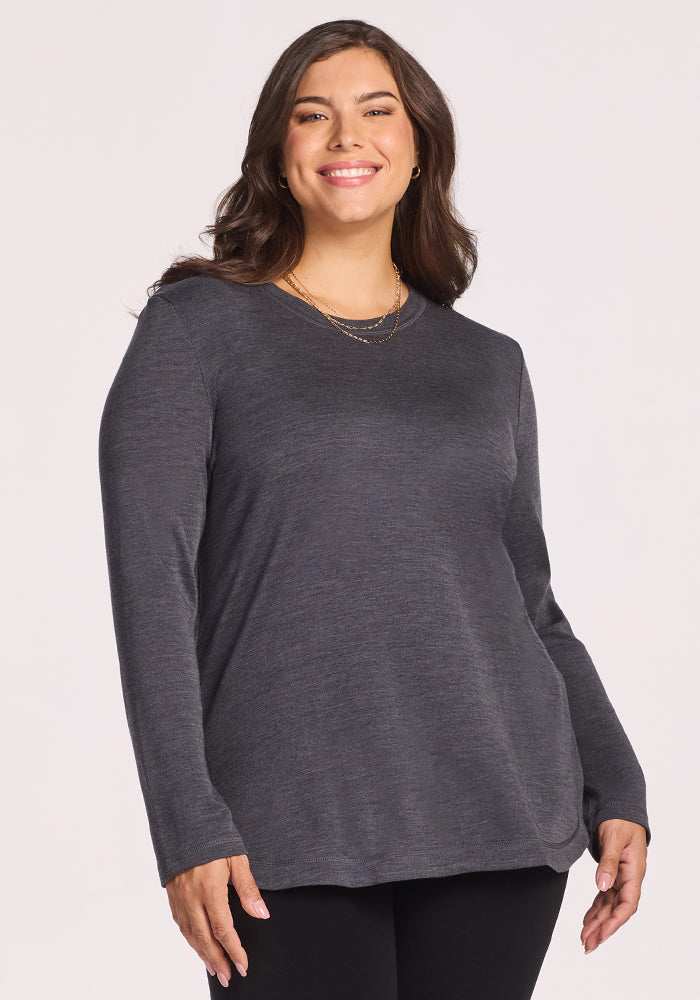Blair Tunic - Cinder Melange