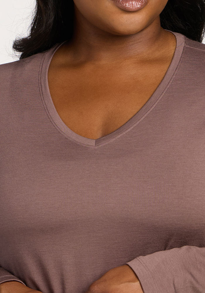 Millie Long Sleeve - Peppercorn