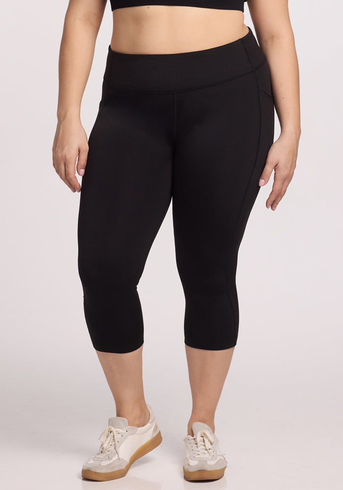 Merino Flex® McKenna Capris -Black
