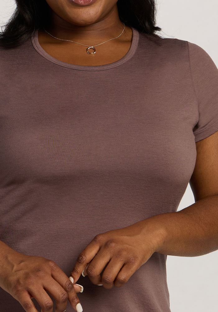 Addie Crew Neck - Peppercorn