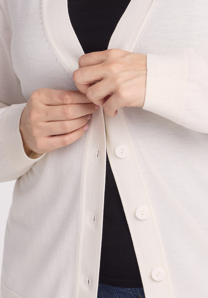 Gia Sweater - Dewdrop Pearl