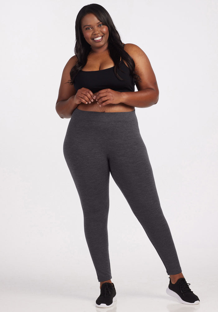 Stella Leggings - Cinder Melange