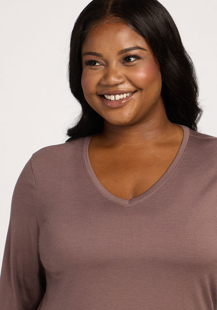 Millie Long Sleeve - Peppercorn