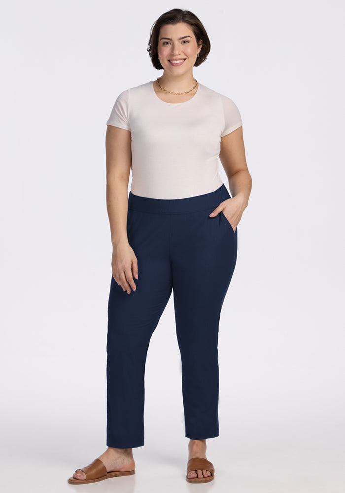 Nicole Ankle Pants - Deep Navy
