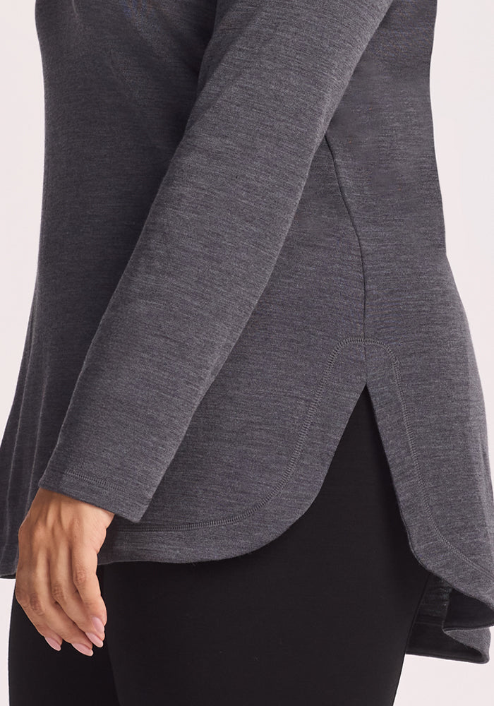 Blair Tunic - Cinder Melange
