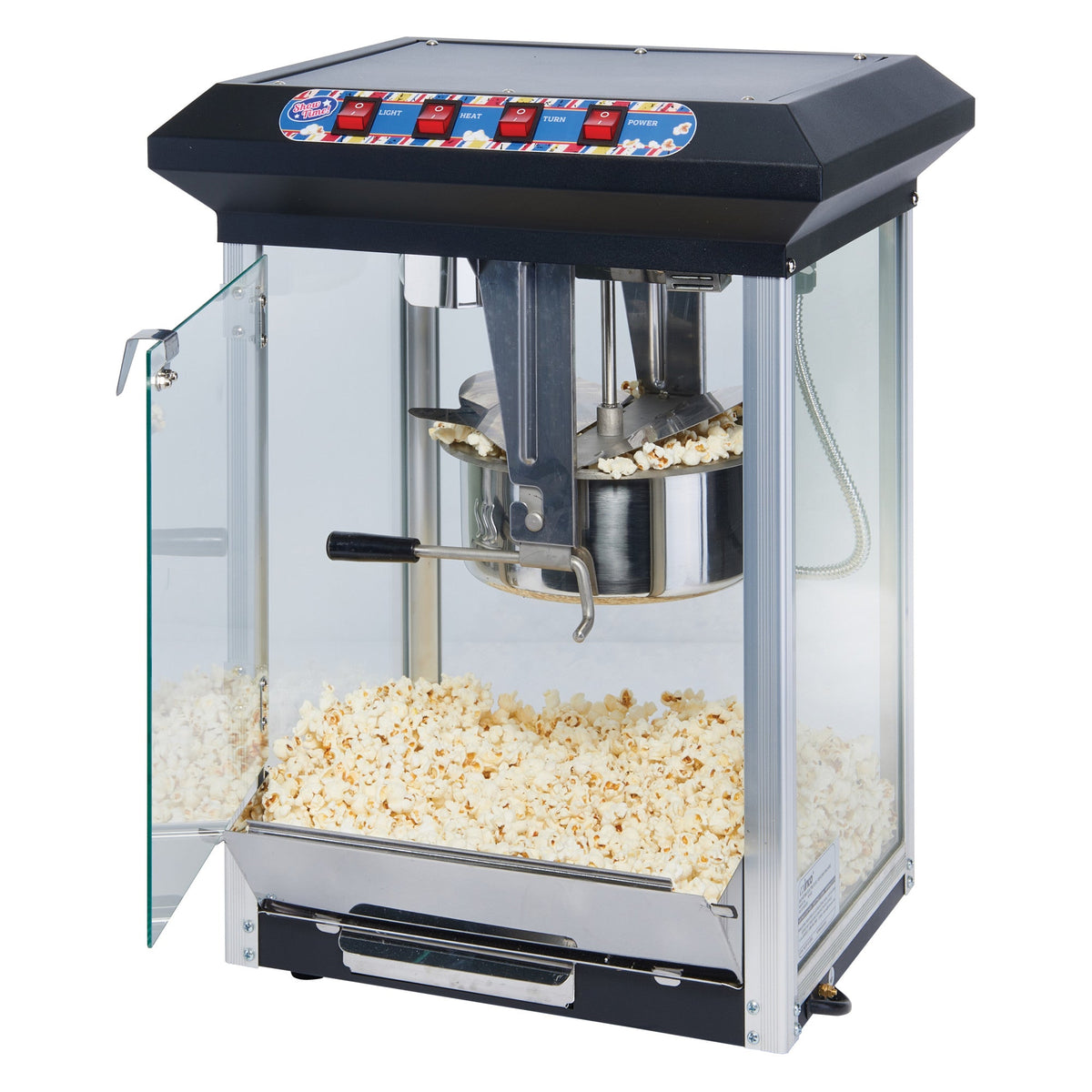 POP-8B - Show Time! Electric Popcorn Popper, Black