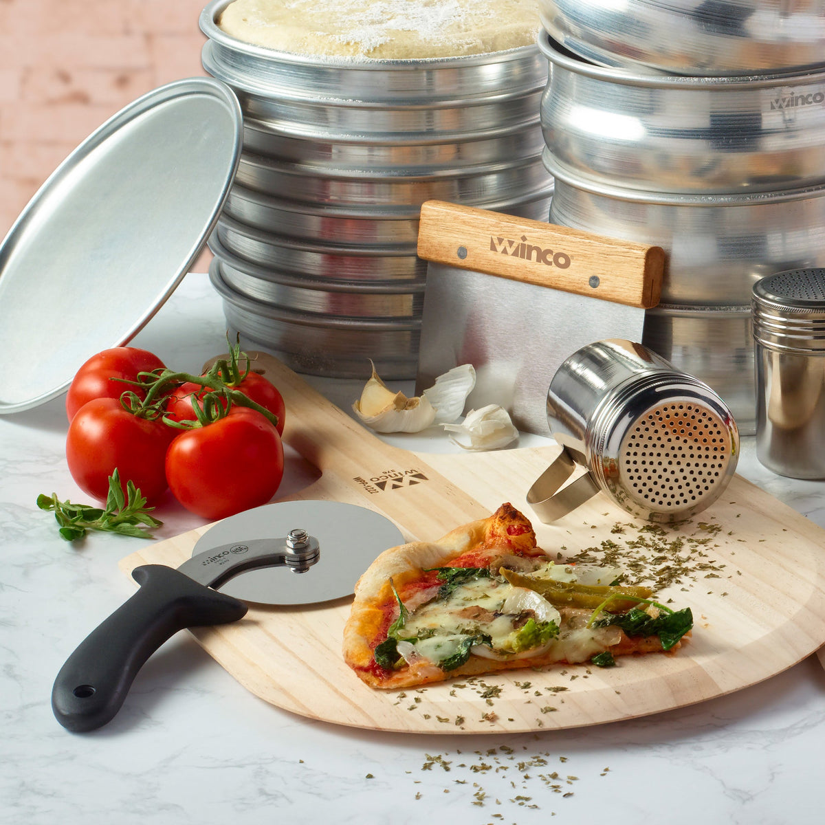 WPP-1236 - Wood Pizza Peel - 12" x 13", 36"