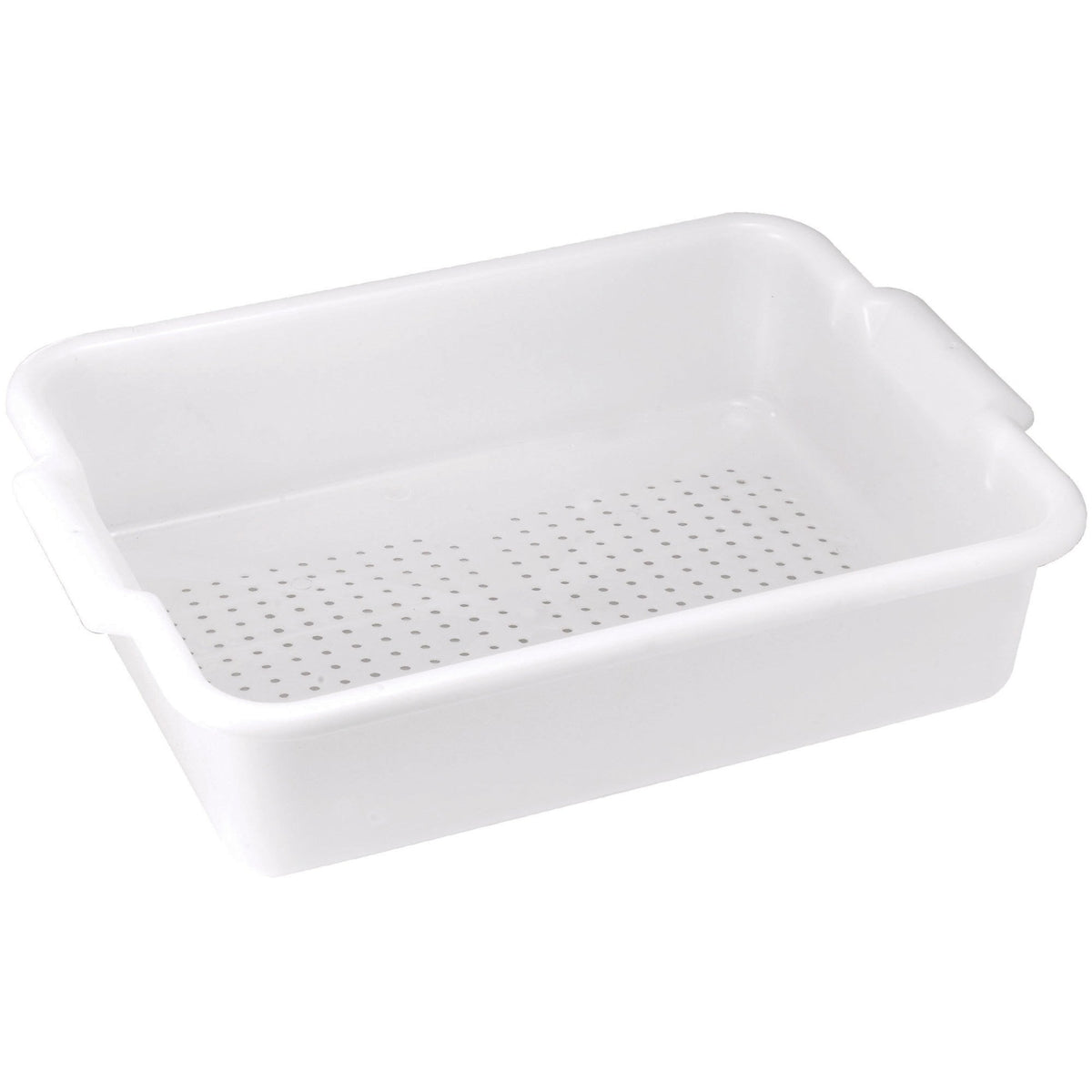 PLP-5W - Heavyweight Polypropylene Bus Box, Perforated - White