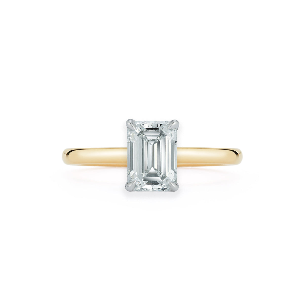 The Emerald Solitaire - 1.2 Ct