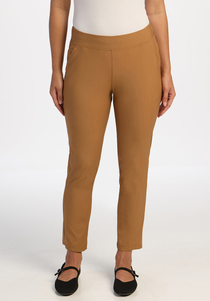 Nicole Tall Ankle Pant - Saddleback