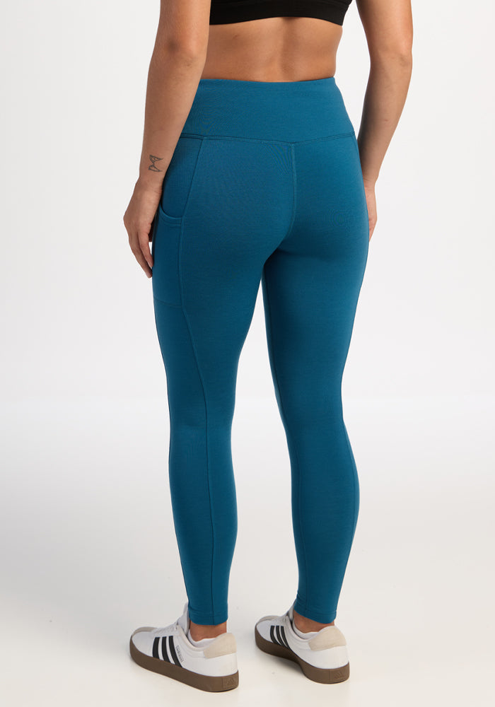 Piper Pocket Leggings - Blue Pine