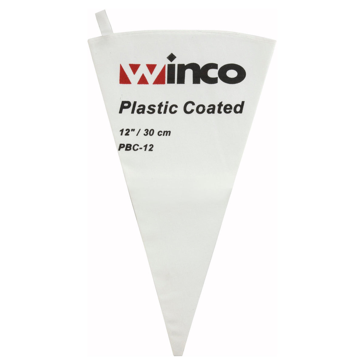 PBC-12 - Pastry Bag, Cotton with Plastic Coating - 12"