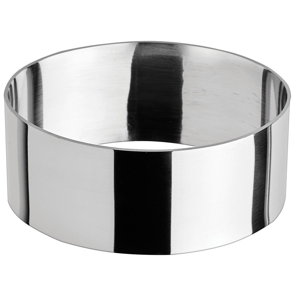 SPM-31O - Stainless Steel Pastry Mold - Oval, 3"