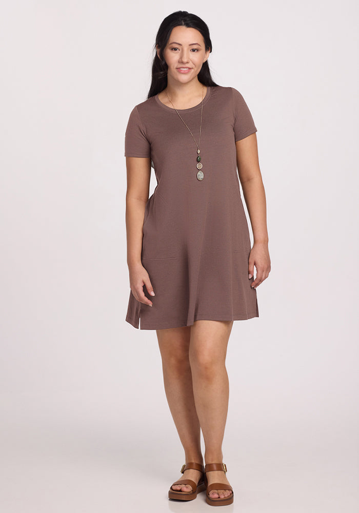 Georgie Dress - Peppercorn
