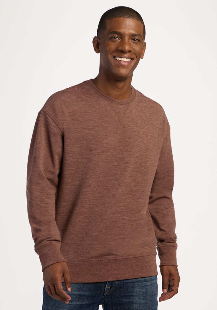 Miles Crewneck - Sable Heather