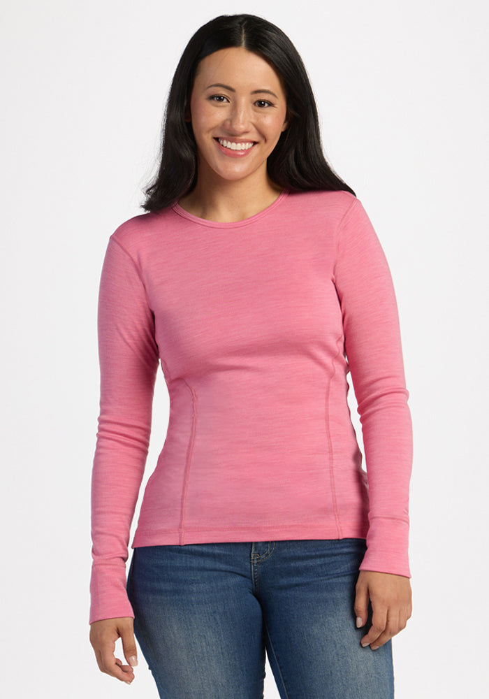 Hannah Long Sleeve Top - Pinky Promise