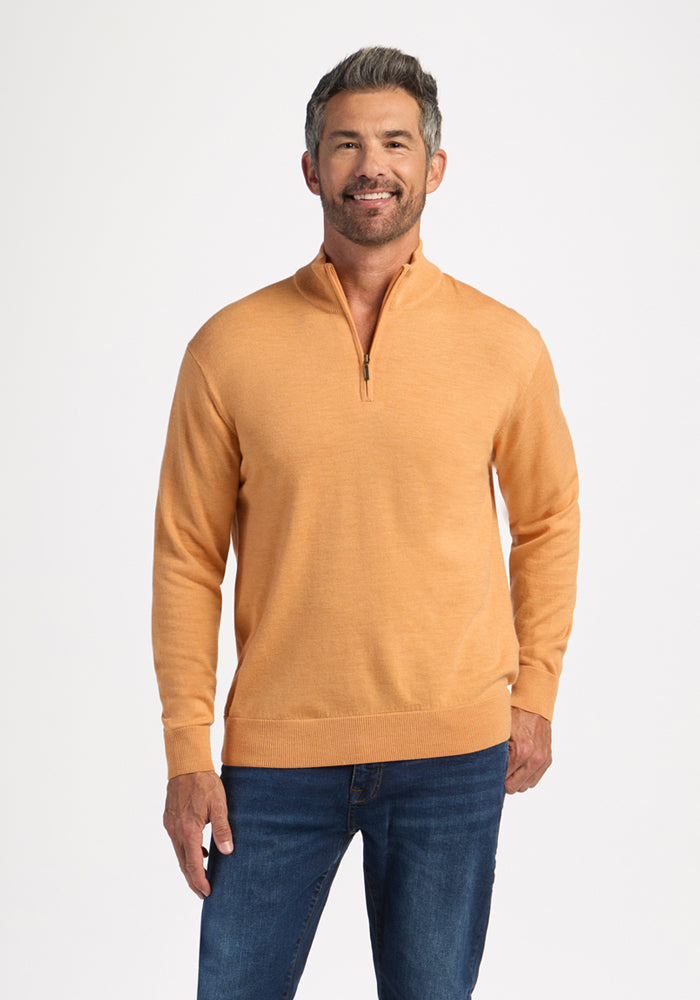 Enzo 1/4 Zip - Butterscotch