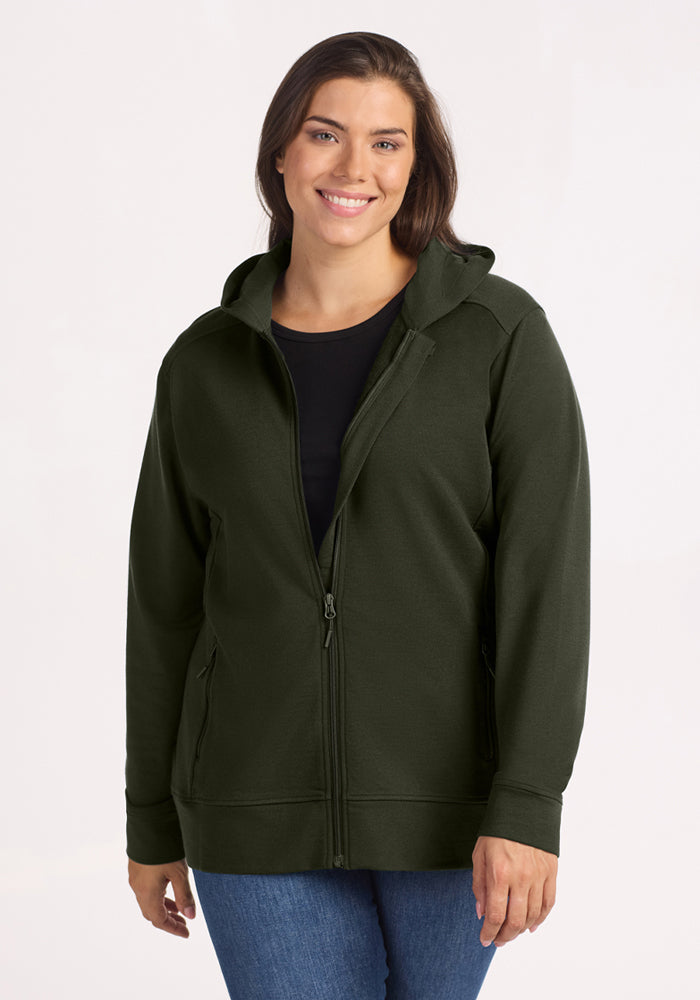 Darby Zip Up Hoodie - Duffel Bag