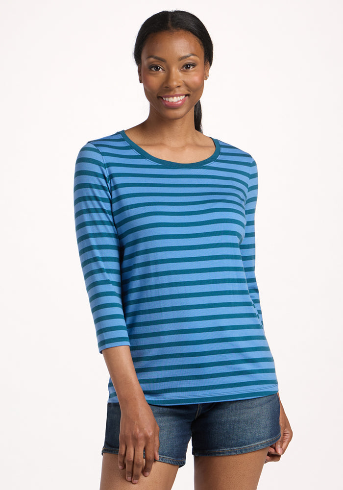 Jenny 3/4 Sleeve Crew Neck