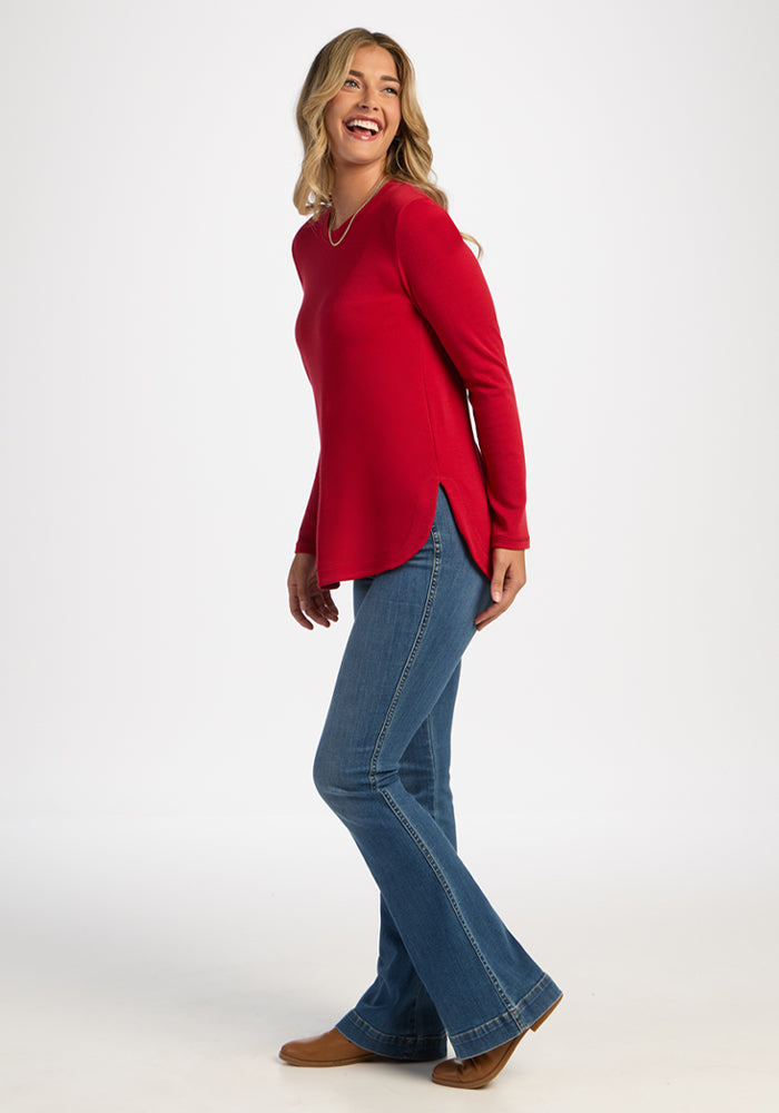 Blair Tunic - Maraschino Cherry