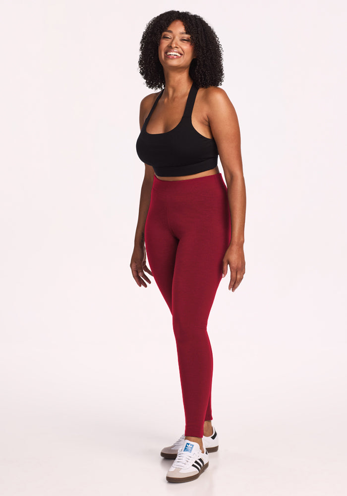 Stella Leggings - Pinot Noir