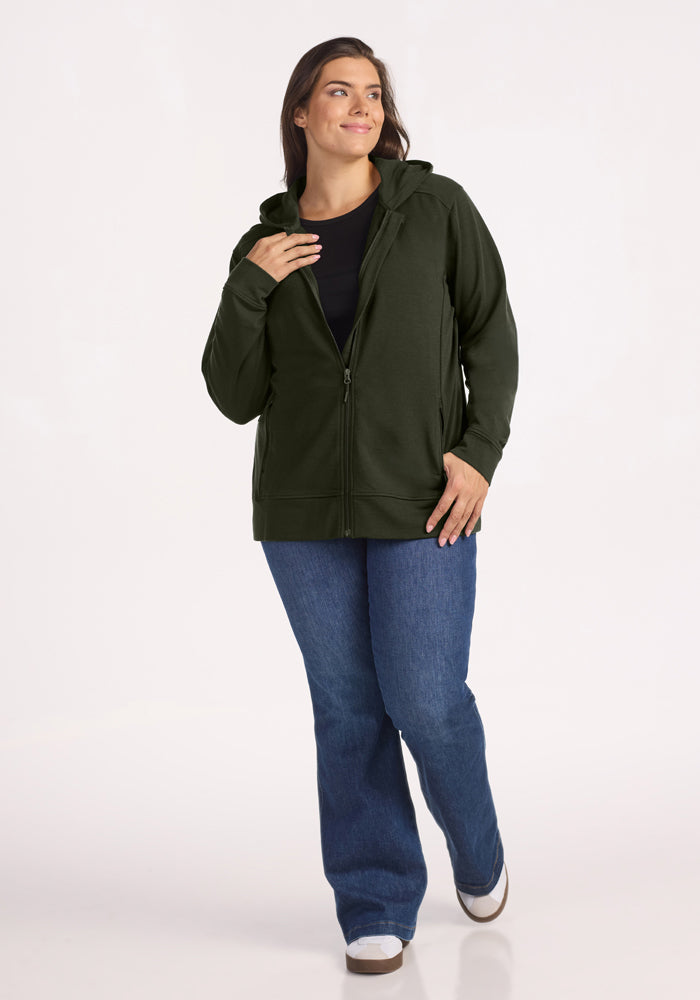 Darby Zip Up Hoodie - Duffel Bag