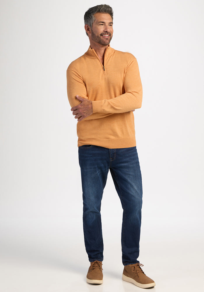 Enzo 1/4 Zip - Butterscotch