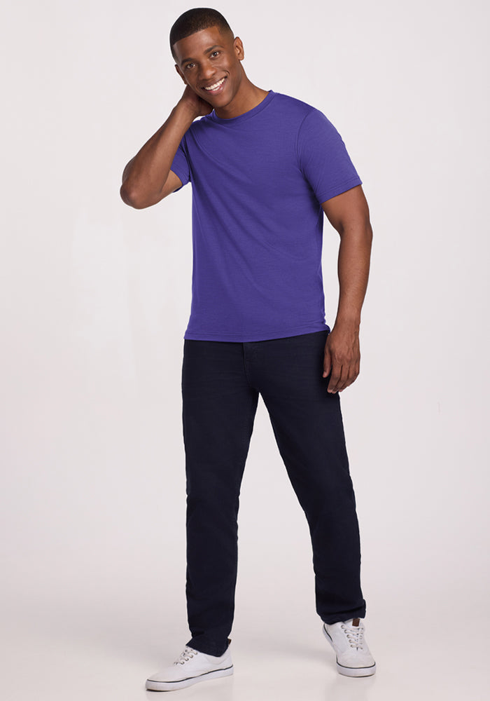 Endurance Tee - Berry Indigo