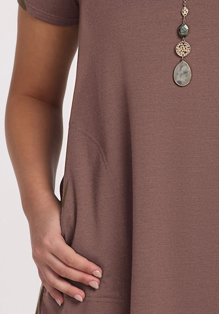 Georgie Dress - Peppercorn