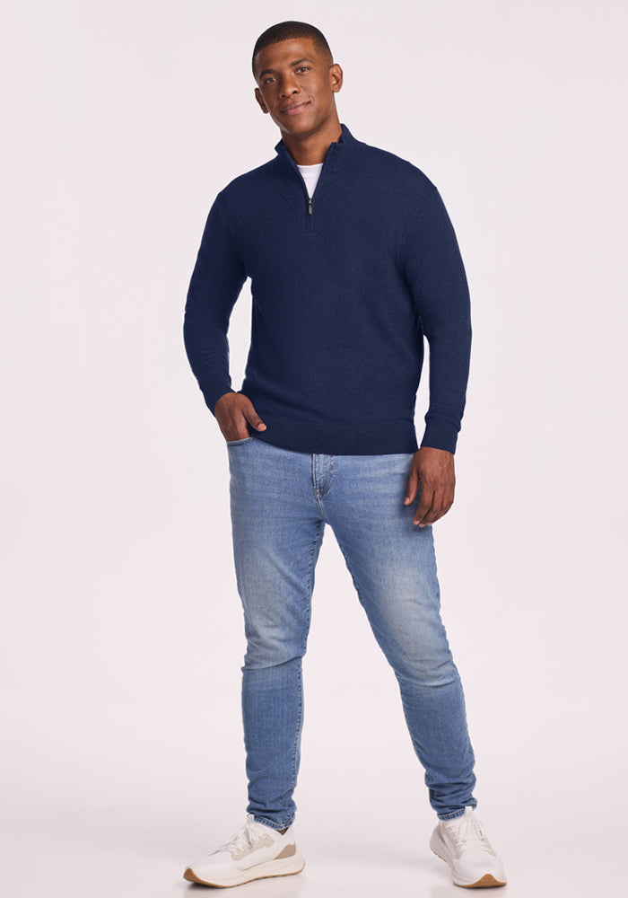 Enzo 1/4 Zip - Ocean Cavern