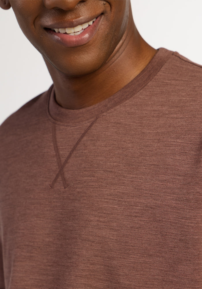 Miles Crewneck - Sable Heather